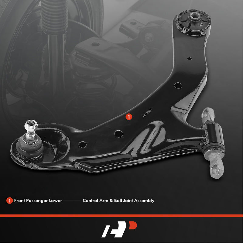 Front Right Lower Control Arm with Ball Joint for Kia Spectra Spectra5 Hyundai