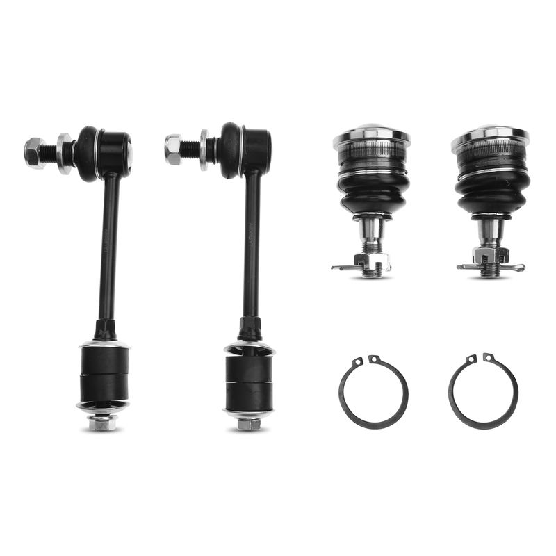 4x Front Upper Stabilizer Bar End Link & Ball Joint for Toyota 4Runner Tundra