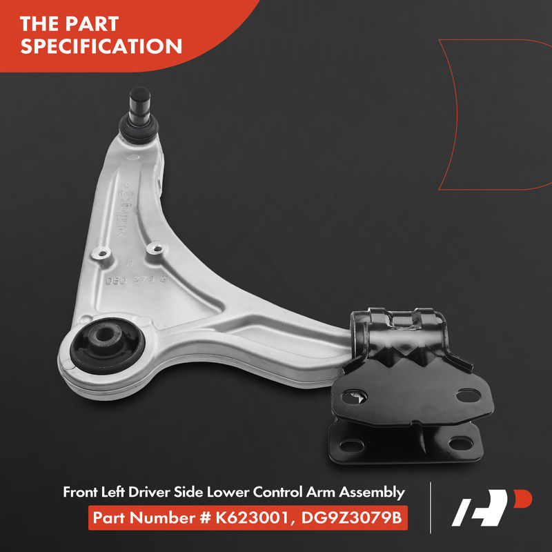 6x Front & Rear Control Arm with Ball Joint Stabilizer Bar Link for Lincoln MKZ