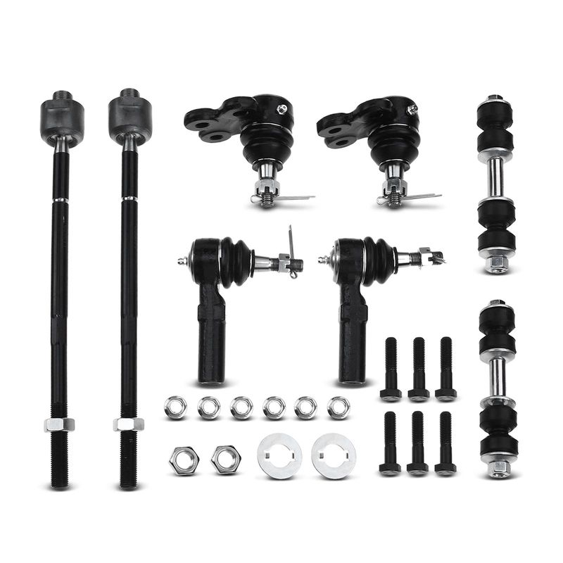 8x Front Sway Bar Link with Ball Joint Tie Rod End for Buick LeSabre Olds Pontiac