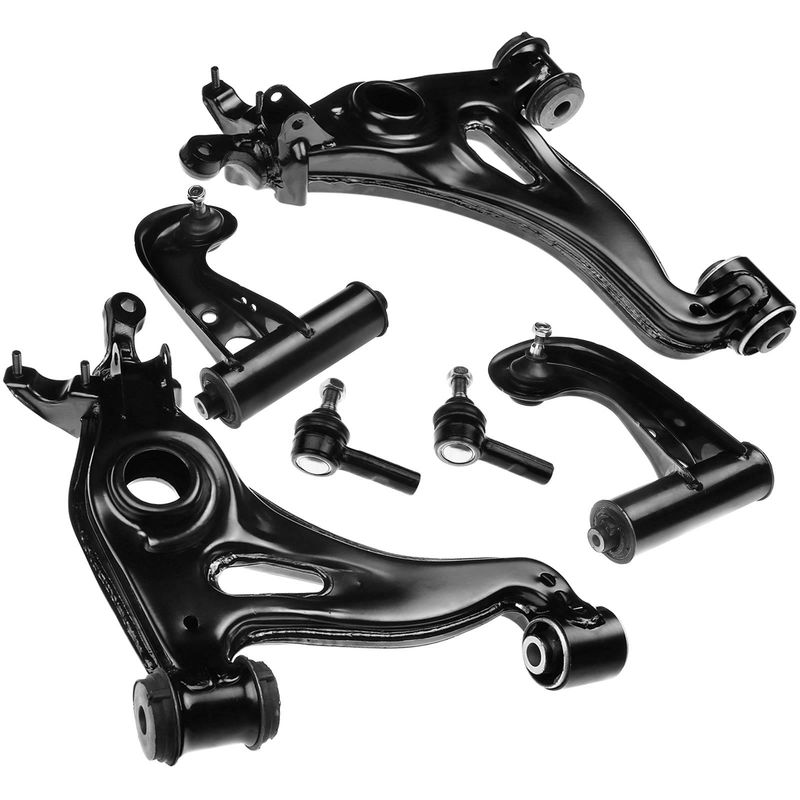 6x Front Suspension Control Arm Ball Joint Tie Rod Ends for Mercedes-Benz W202