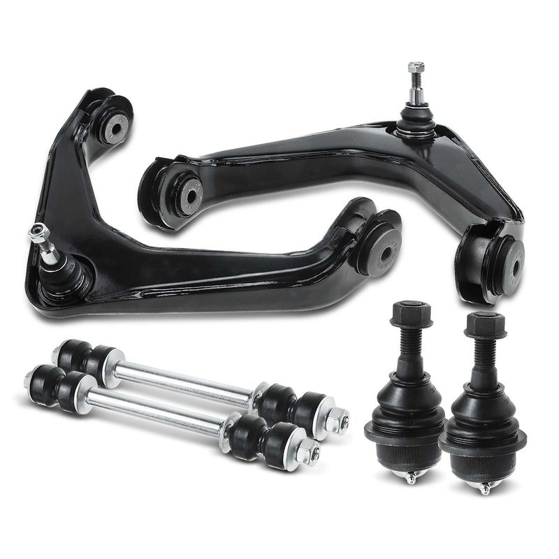 6x Front Control Arm & Ball Joint & Sway Bar Link for Chevy Silverado 2500 GMC