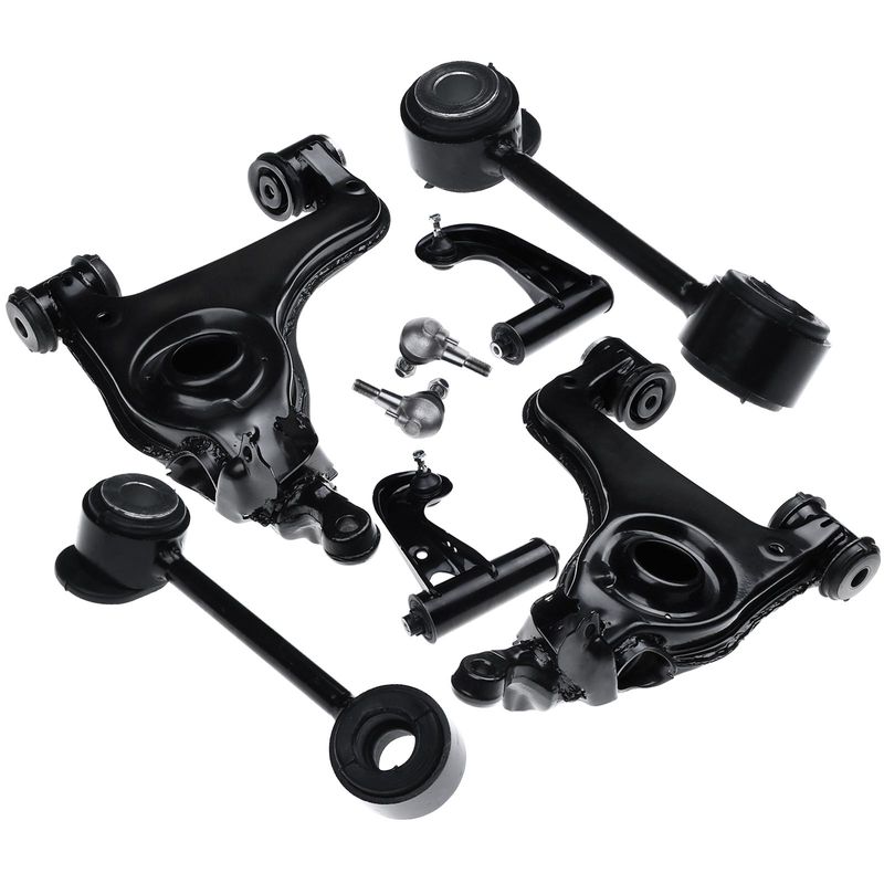 8x Front Control Arm Ball Joint Sway Bar for Mercedes-Benz W220 E300 E320