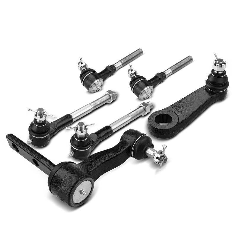 6x Inner & Outer Tie Rod Ends for Ford F-150 97-03 F-250 Expedition Lincoln RWD