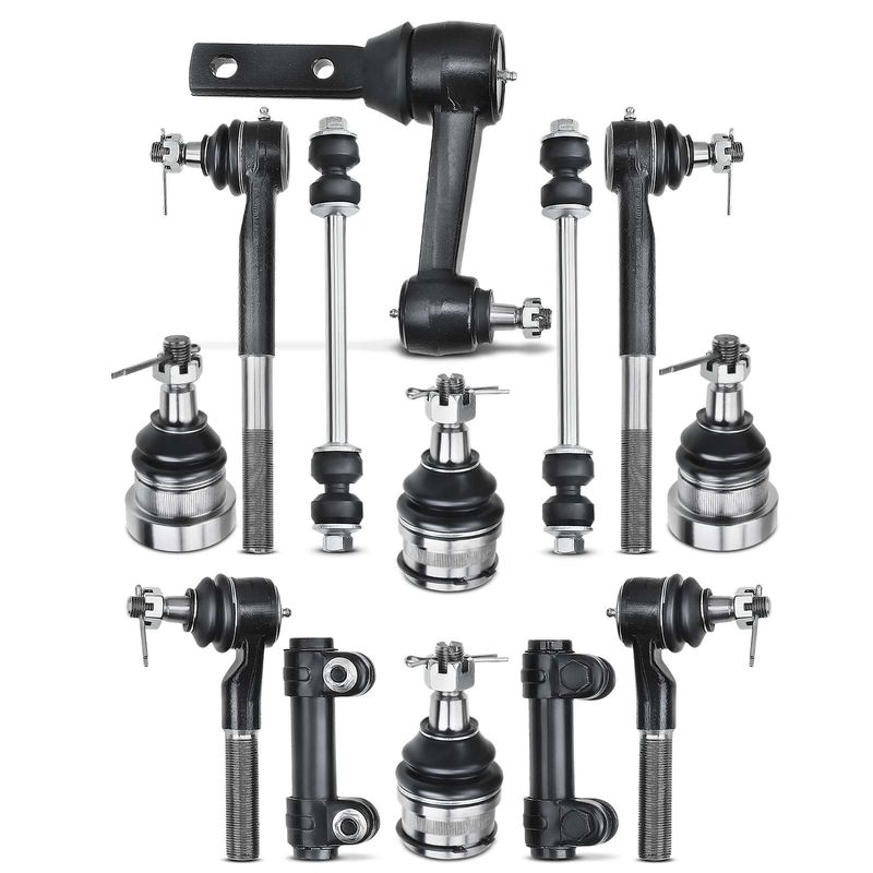13x Front Control Arm with Ball Joint Sway Bar Link for Dodge Ram 1500 1994-1996