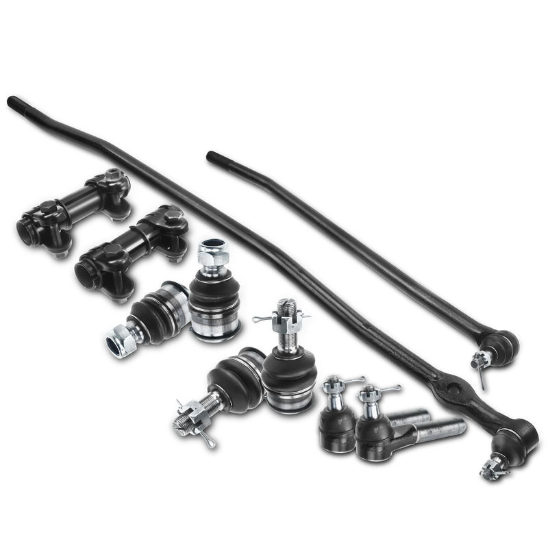 10x Front Tie Rod End Adjusting Sleeve Ball Joint for Ford F-350 1992-1997 4WD