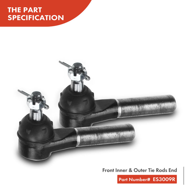10x Front Tie Rod End Adjusting Sleeve Ball Joint for Ford F-350 1992-1997 4WD
