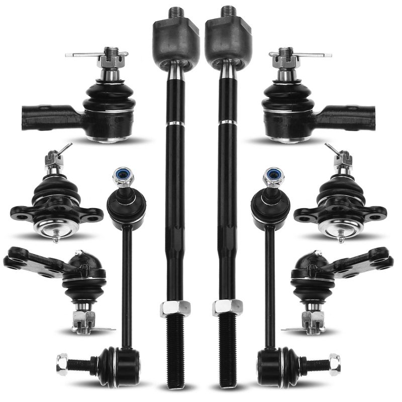 10x Front Stabilizer Bar Link & Tie Rod End for Honda Passport 98-02 Amigo Axiom