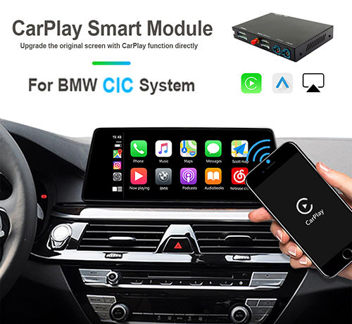 Wireless Carplay/Android Auto for BMW CIC System of 6.5/8.8 inches of Screen(CP201C)