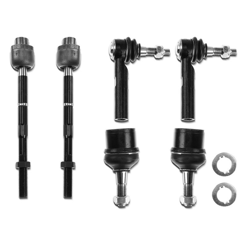6x Inner & Outer Tie Rod End with Ball Joint for Dodge Durango Chrysler Aspen