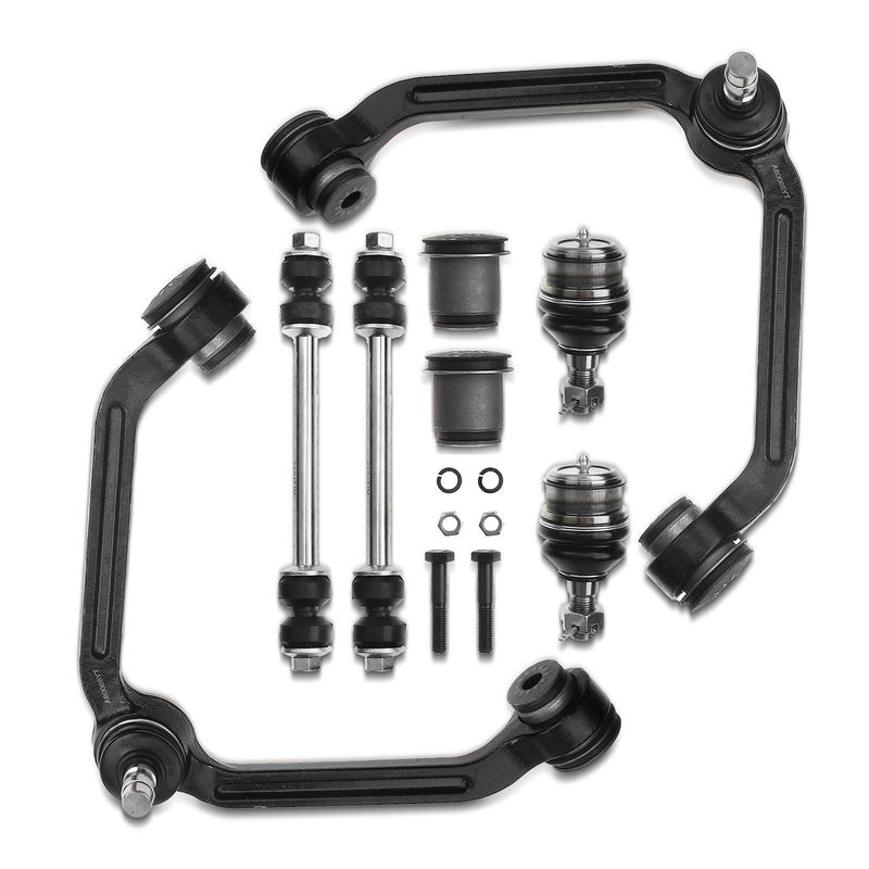 8x Front Control Arm with Ball Joints Sway Bar Link for Ford Ranger 98-11 Mazda