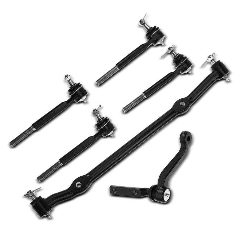 6x Inner & Outer Tie Rod End Kit for Chevy Malibu GMC Buick Century Pontiac Olds
