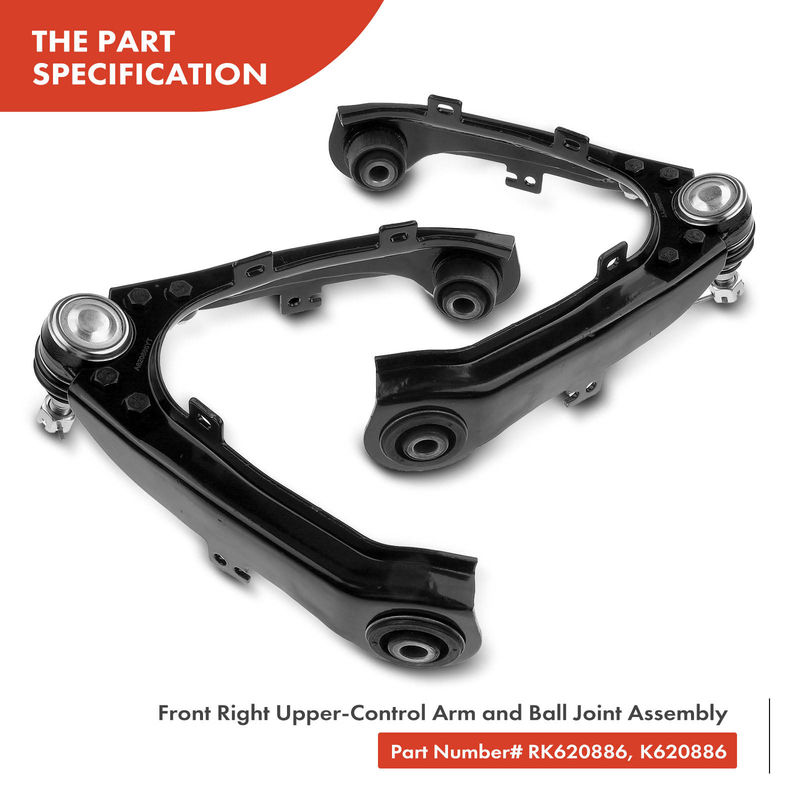 10x Front Upper Control Arm with Ball Joint Tie Rod End Kit for GMC Canyon Chevy