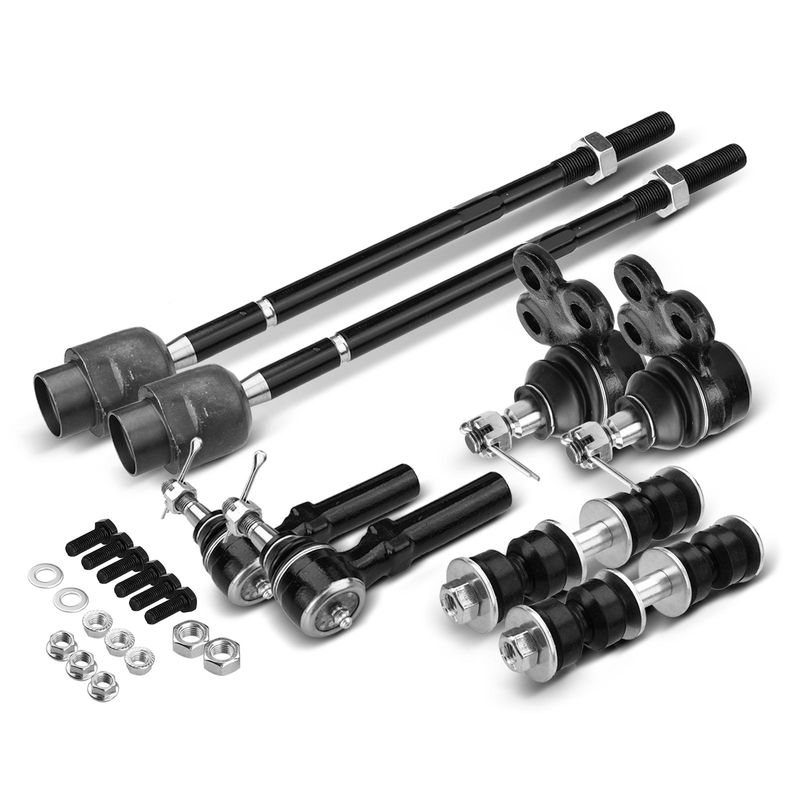 8x Front Stabilizer Bar Link with Ball Joints Tie Rod Ends for Chevy Impala Buick