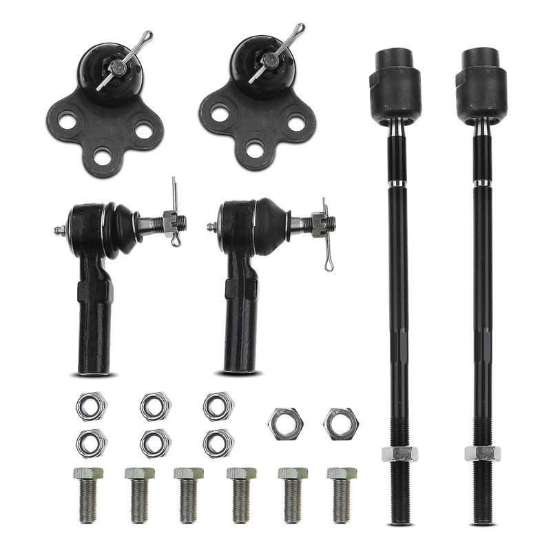 6x Inner & Outer Tie Rod Ends with Ball joints for Cadillac Allante Buick Olds