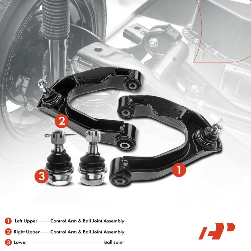 4x Front Control Arm & Ball Joint for Nissan Xterra 2000-2004 Frontier 1998-2004