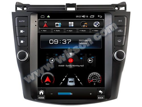 9.7'' Tesla Vertical Screen For Honda Accord 7 2003-2007 Android Car Multimedia Player(THB/THV1327)