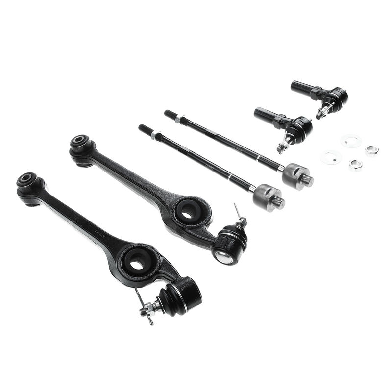 6x Front Lower Control Arm & Ball Joint & Tie Rod End for Saturn SC SL 91-02 SW1