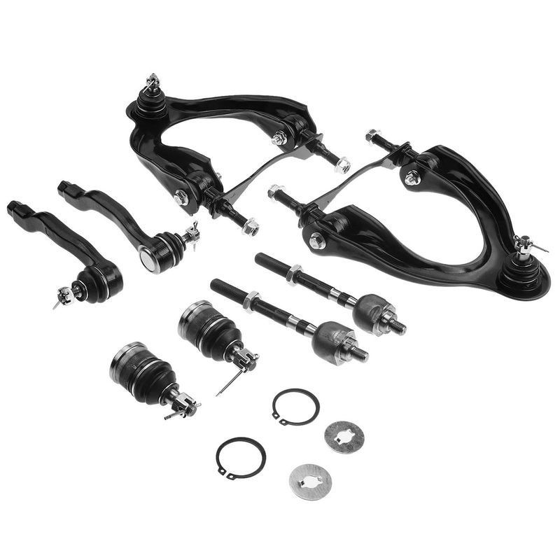 8x Front Control Arm with Ball Joint Tie Rod End for Honda Civic 1992-1995 Acura