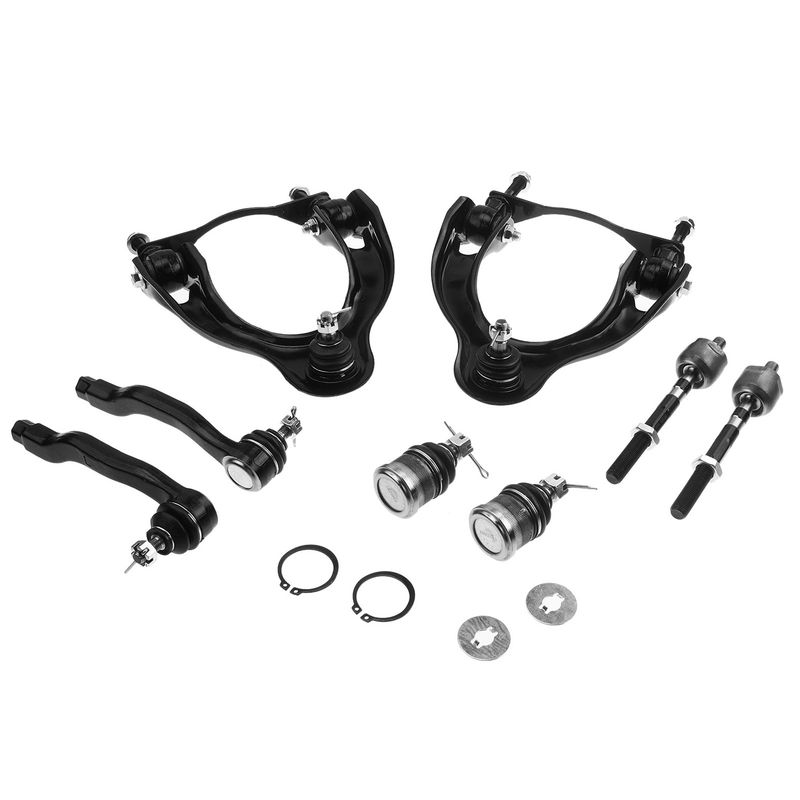 8x Front Control Arm with Ball Joint Tie Rod End for Honda Civic 1992-1995 Acura