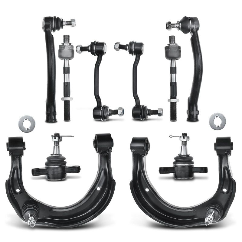 10x Front Control Arm with Ball Joint Stabilizer Bar Link for Hyundai Azera 06-11