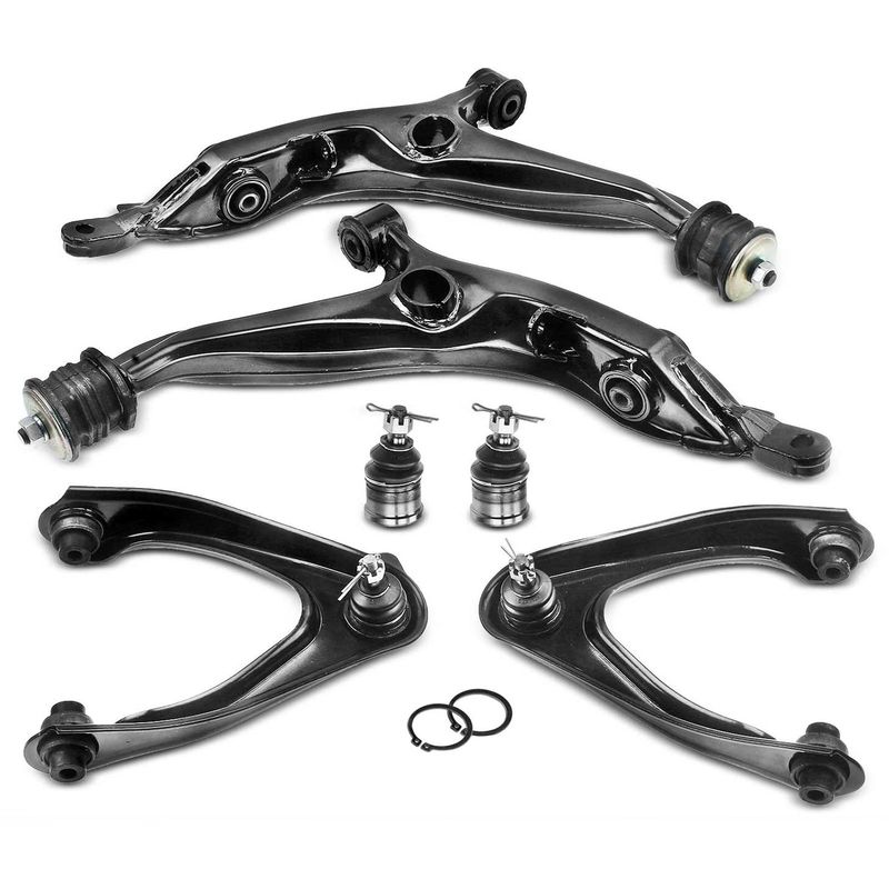 6x Front Lower & Upper Control Arm with Ball Joint for Honda CR-V CRV 97-01 2.0L