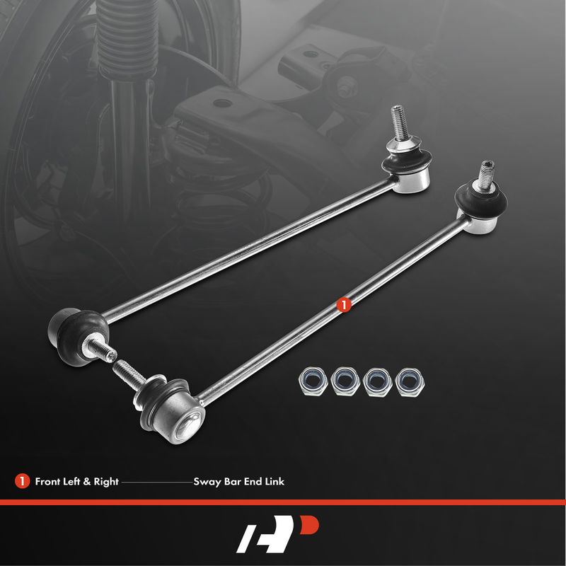 2x Front Stabilizer Bar End Link for BMW 525i 528i 530i 535i 545i 550i M5
