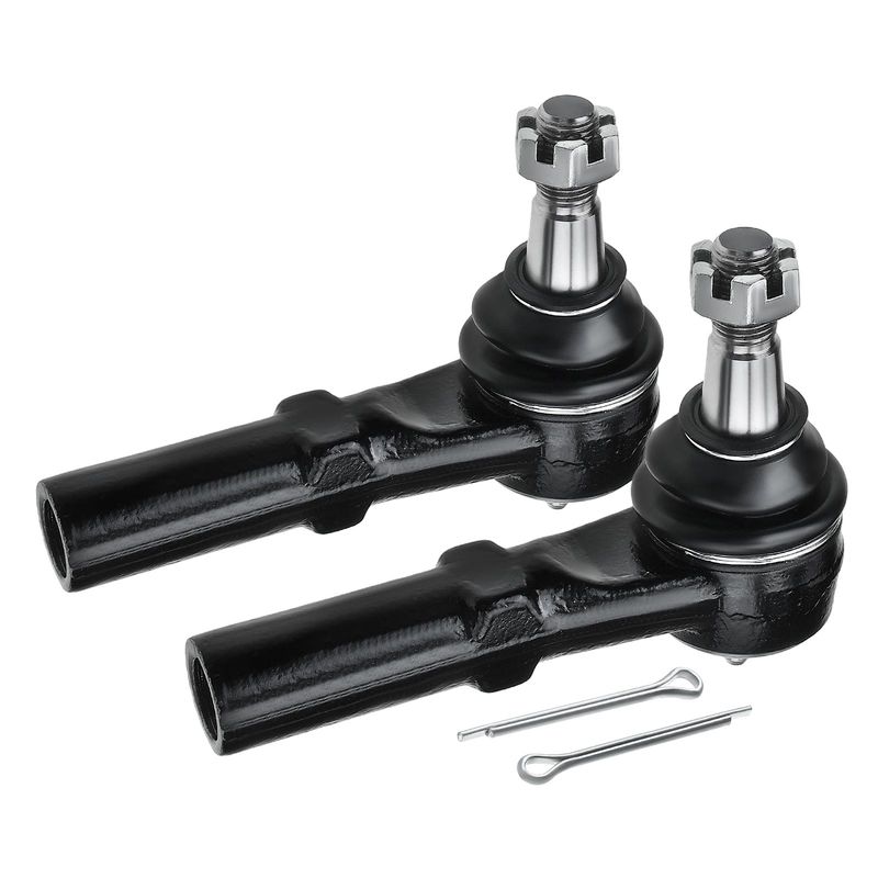 2x Front Outer Steering Tie Rod End for Dodge Ram 1500 2002-2008 2500 3500 RWD