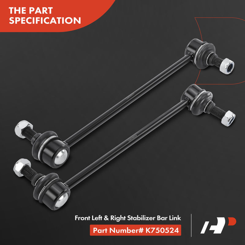2x Front Stabilizer Bar End Link for Hyundai Tucson 2010-2013 Kia Sportage