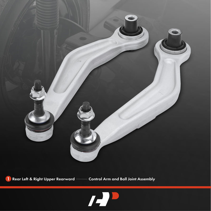 2x Rear Upper Rearward Control Arm with Ball Joint for BMW E60 F10 E65 525i 760i