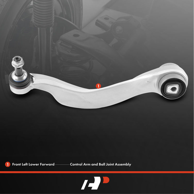 Front Left Lower Forward Control Arm with Ball Joint for BMW 528i 750i xDrive