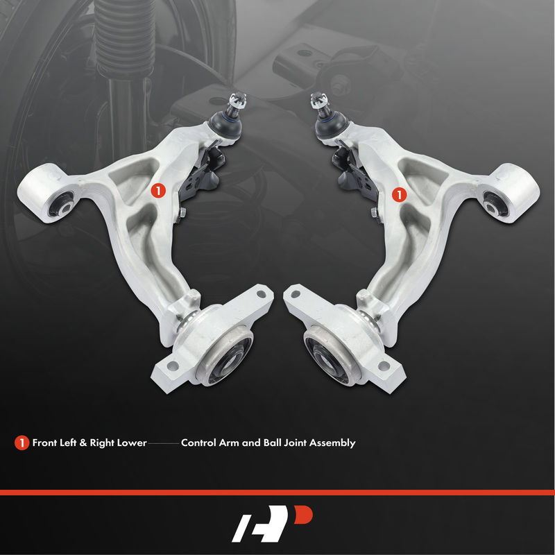2x Front Lower Control Arm with Ball Joint for Nissan 370Z 09-20 Infiniti Q50