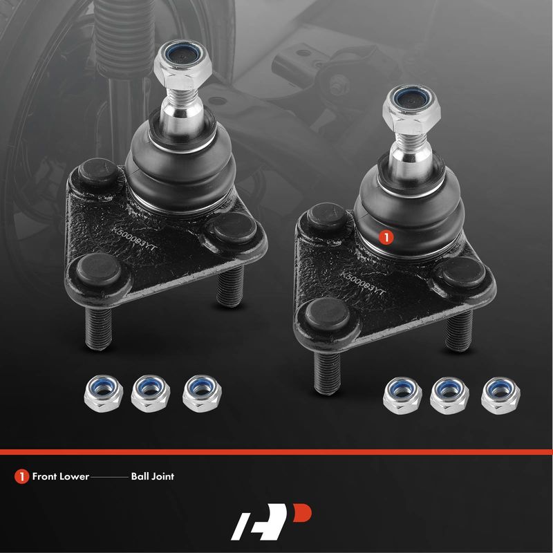 2x Front Lower Suspension Ball Joint for Audi TT 00-06 VV Golf 2004 1.8L 3.2L