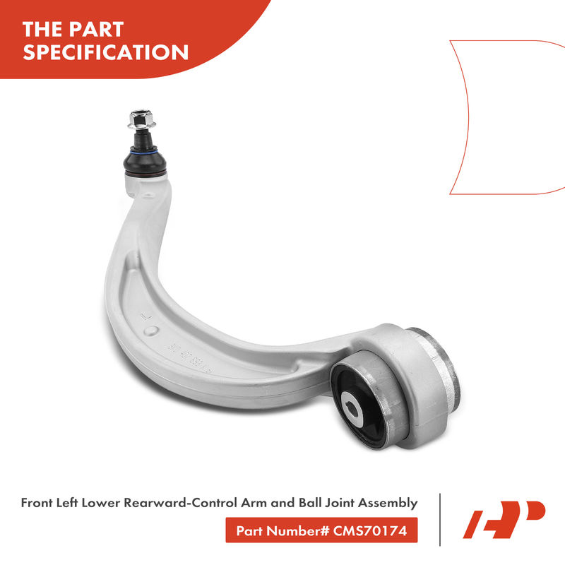 Front Left Lower Rearward Control Arm for Audi A6 Quattro 2012-2018 RS7 S6 S7