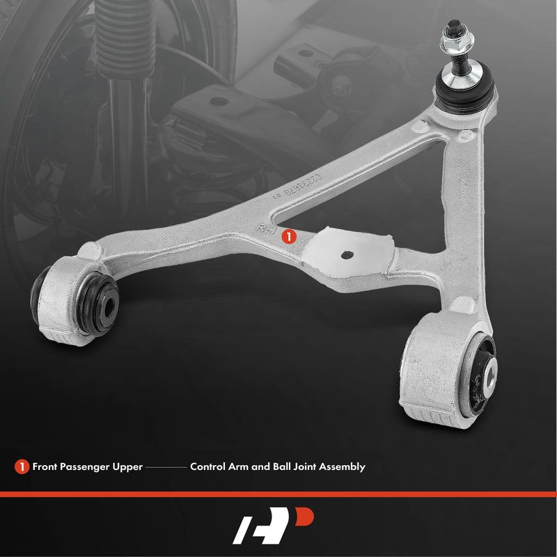 Rear Right Upper Control Arm with Ball Joint for Jaguar S-Type 00-08 Ford Lincoln