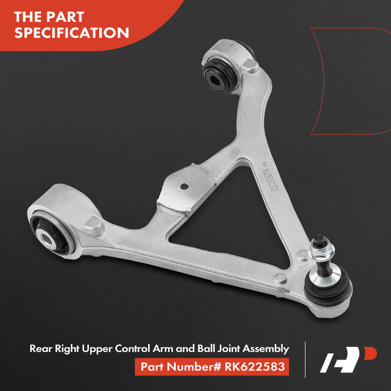 Rear Right Upper Control Arm with Ball Joint for Jaguar S-Type 00-08 Ford Lincoln