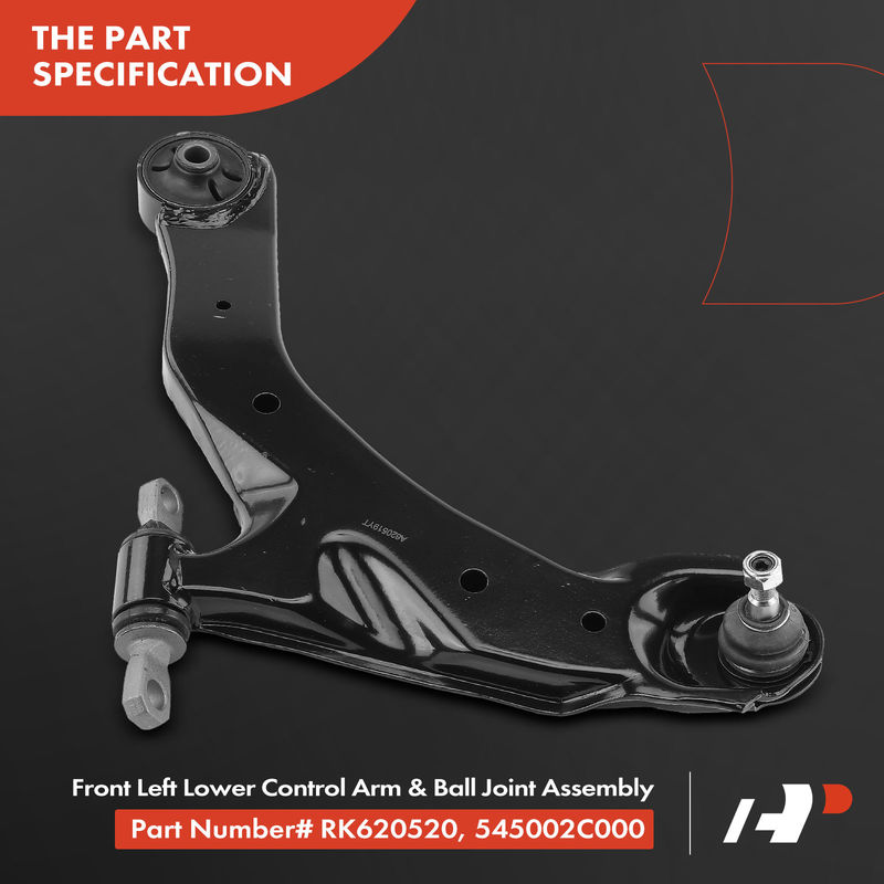 Front Left Lower Control Arm with Ball Joint for Kia Spectra Spectra5 Hyundai