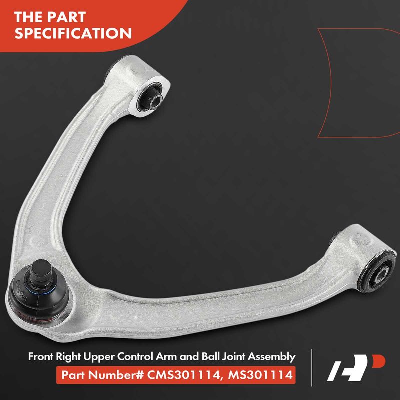 Front Right Upper Control Arm with Ball Joint for Nissan 370Z 09-20 Infiniti Q50