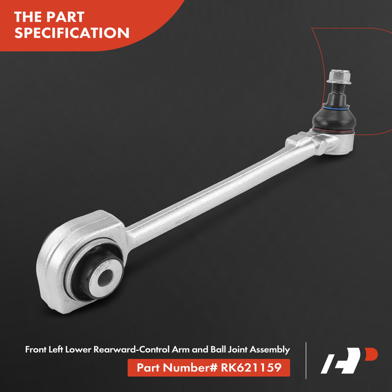 Front Left Lower Rearward Control Arm with Ball Joint for Mercedes-Benz C300