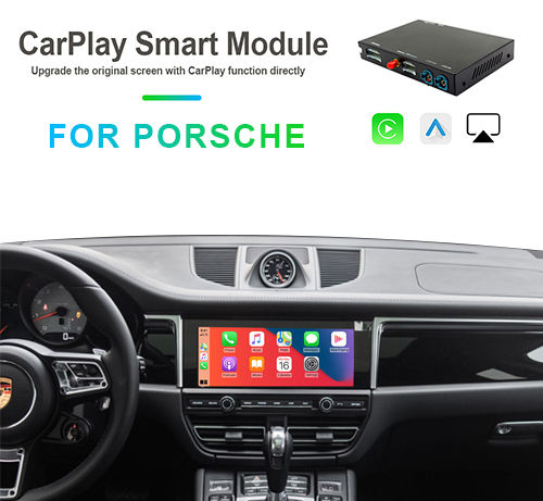 Wireless Carplay/Android Auto Interface Box For Porsche 911 Bosxter Cayman Macan Cayenne Panamera 2011-2018(CP241)